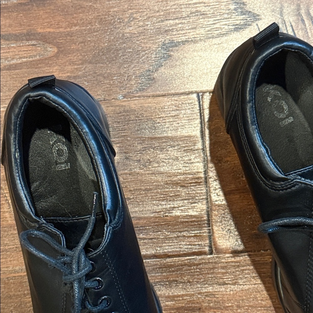 Size 9 KOI Black Chunky Platform Lace-Up Shoes - Picture 6 of 10